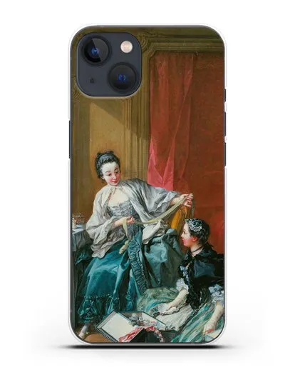 Чехол Модистка (Буше Франсуа) силиконовый для iPhone 13