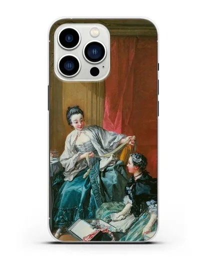 Чехол Модистка (Буше Франсуа) силиконовый для iPhone 13 Pro