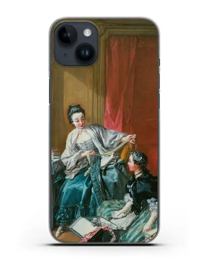 Чехол Модистка (Буше Франсуа) силиконовый для iPhone 14 Plus