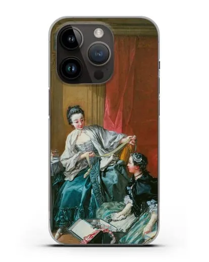 Чехол Модистка (Буше Франсуа) силиконовый для iPhone 14 Pro