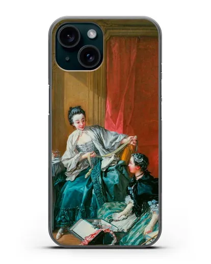Чехол Модистка (Буше Франсуа) силиконовый для iPhone 15