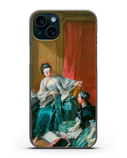 Чехол Модистка (Буше Франсуа) силиконовый для iPhone 15 Plus