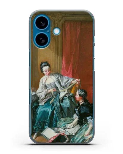 Чехол Модистка (Буше Франсуа) силиконовый для iPhone 16