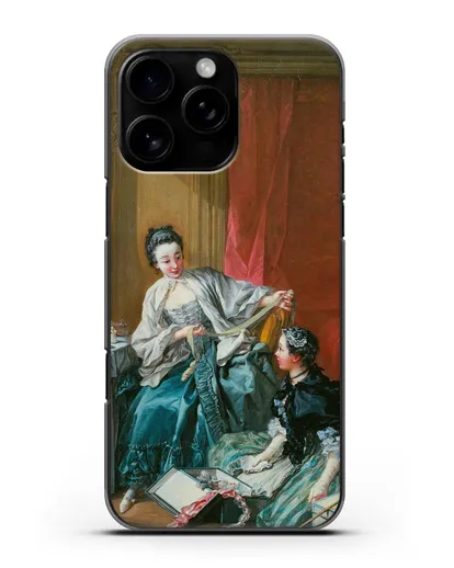 Чехол Модистка (Буше Франсуа) силиконовый для iPhone 16 Pro Max