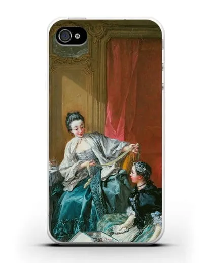 Чехол Модистка (Буше Франсуа) силиконовый для iPhone 4/4s