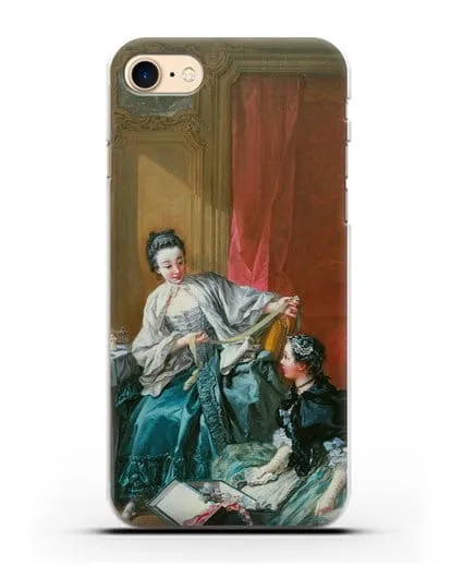 Чехол Модистка (Буше Франсуа) силиконовый для iPhone 7