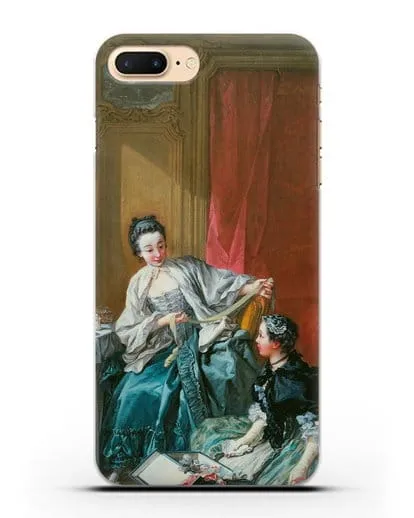 Чехол Модистка (Буше Франсуа) силиконовый для iPhone 7 Plus