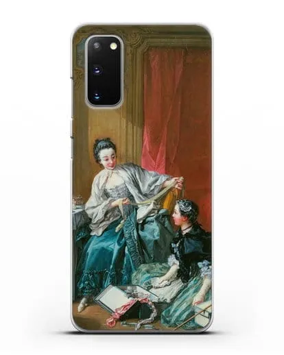 Чехол Модистка (Буше Франсуа) силиконовый для Samsung Galaxy S20 [SM-G980F]