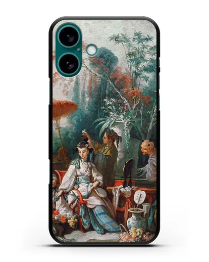 Чехол Китайский садик (Буше Франсуа) силиконовый для iPhone 16 Plus