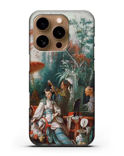 Чехол Китайский садик (Буше Франсуа) силиконовый для iPhone 16 Pro