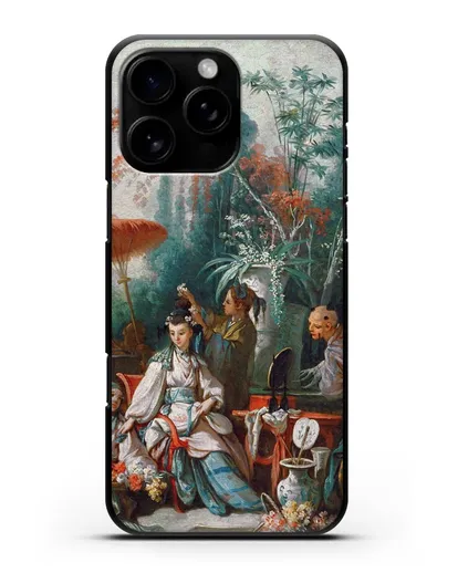 Чехол Китайский садик (Буше Франсуа) силиконовый для iPhone 16 Pro Max