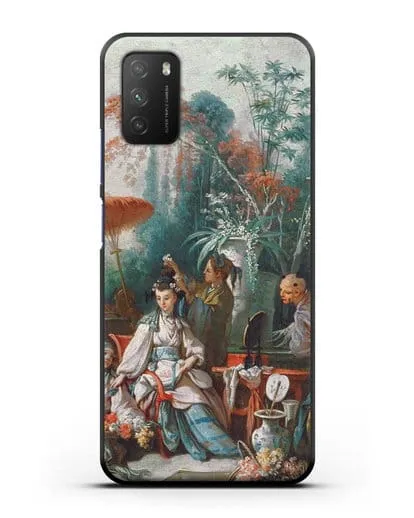 Чехол Китайский садик (Буше Франсуа) силиконовый для Xiaomi Poco M3