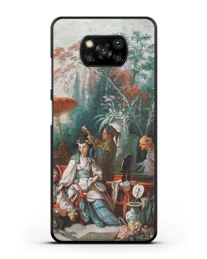 Чехол Китайский садик (Буше Франсуа) силиконовый для Xiaomi Poco X3