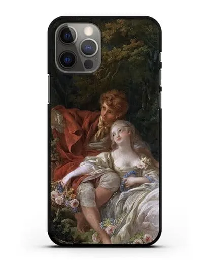 Чехол Пастух и пастушка (Буше Франсуа) силиконовый для iPhone 12 Pro