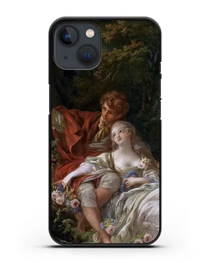 Чехол Пастух и пастушка (Буше Франсуа) силиконовый для iPhone 13 Mini