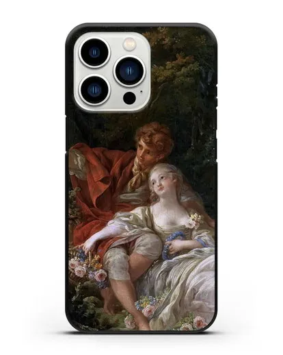 Чехол Пастух и пастушка (Буше Франсуа) силиконовый для iPhone 13 Pro