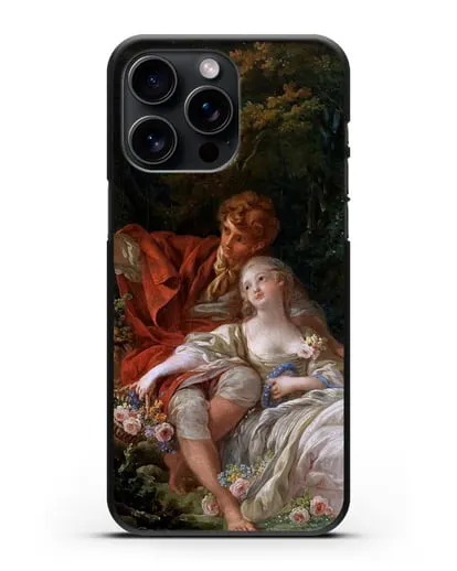 Чехол Пастух и пастушка (Буше Франсуа) силиконовый для iPhone 15 Pro Max
