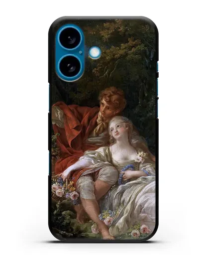 Чехол Пастух и пастушка (Буше Франсуа) силиконовый для iPhone 16