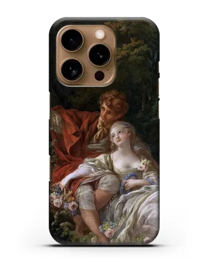 Чехол Пастух и пастушка (Буше Франсуа) силиконовый для iPhone 16 Pro