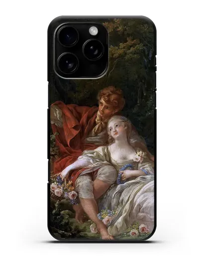 Чехол Пастух и пастушка (Буше Франсуа) силиконовый для iPhone 16 Pro Max