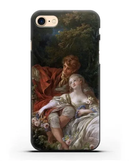 Чехол Пастух и пастушка (Буше Франсуа) силиконовый для iPhone 7