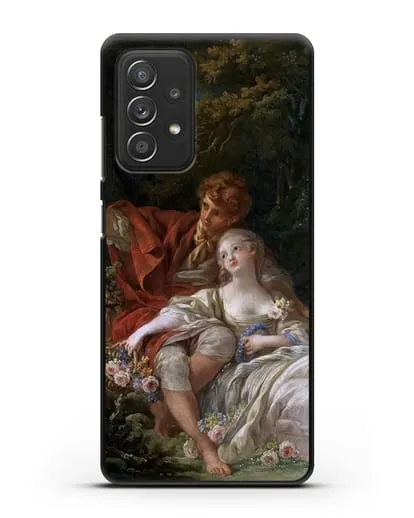 Чехол Пастух и пастушка (Буше Франсуа) силиконовый для Samsung Galaxy A53