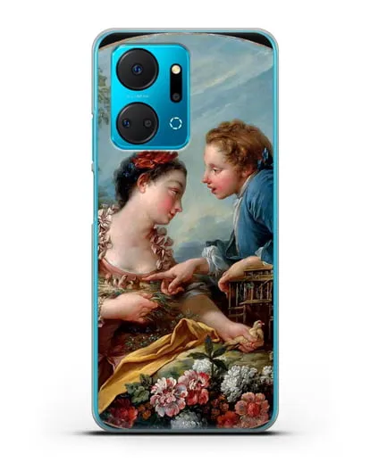 Чехол Птичья клетка (Буше Франсуа) силиконовый для Honor X7a Plus