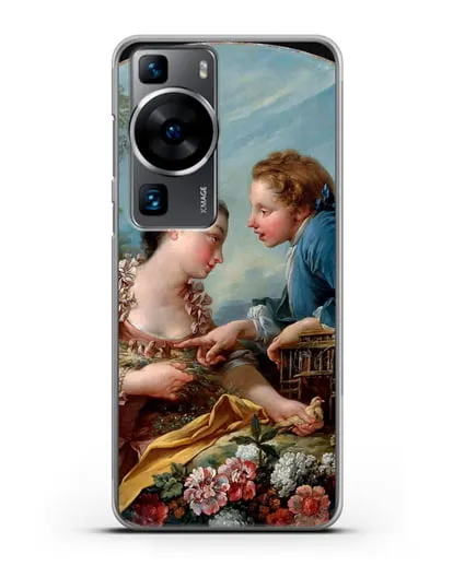 Чехол Птичья клетка (Буше Франсуа) силиконовый для Huawei P60