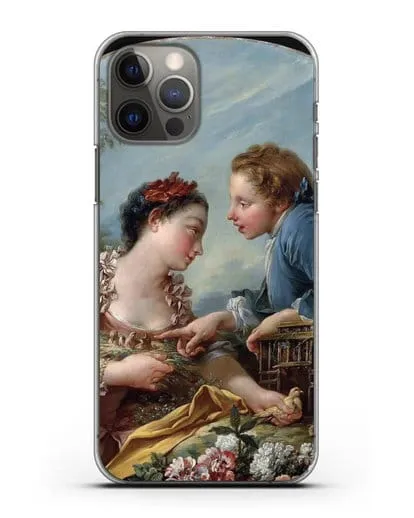 Чехол Птичья клетка (Буше Франсуа) силиконовый для iPhone 12 Pro