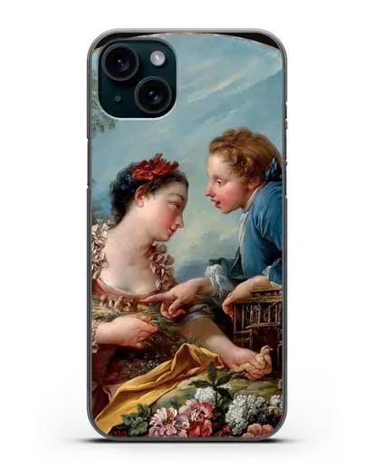 Чехол Птичья клетка (Буше Франсуа) силиконовый для iPhone 15 Plus