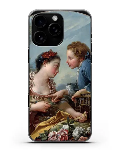 Чехол Птичья клетка (Буше Франсуа) силиконовый для iPhone 16 Pro Max