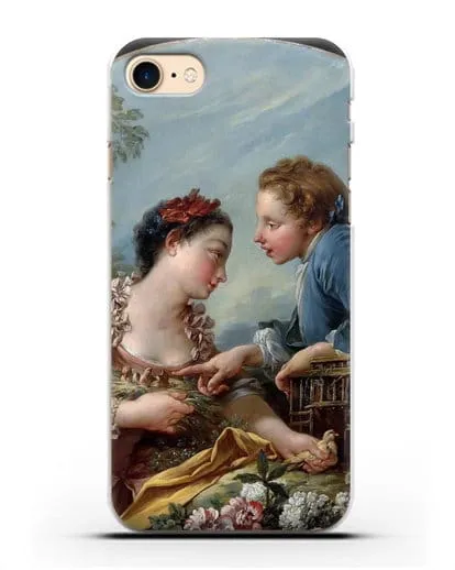Чехол Птичья клетка (Буше Франсуа) силиконовый для iPhone 7
