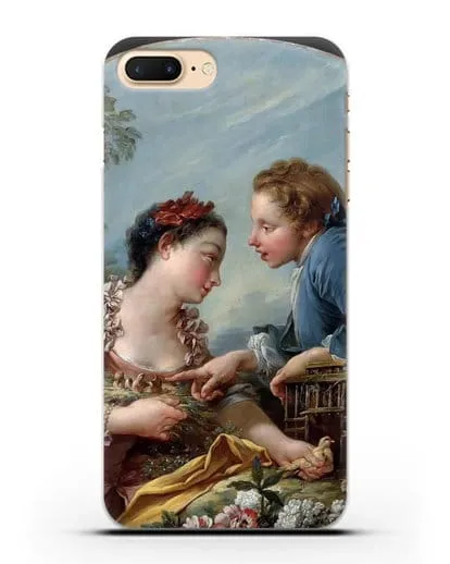 Чехол Птичья клетка (Буше Франсуа) силиконовый для iPhone 7 Plus