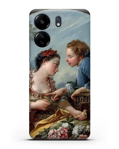 Чехол Птичья клетка (Буше Франсуа) силиконовый для Xiaomi Poco C65