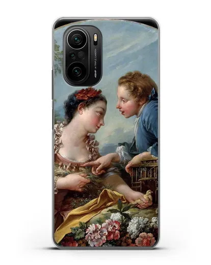 Чехол Птичья клетка (Буше Франсуа) силиконовый для Xiaomi Poco F3 Pro