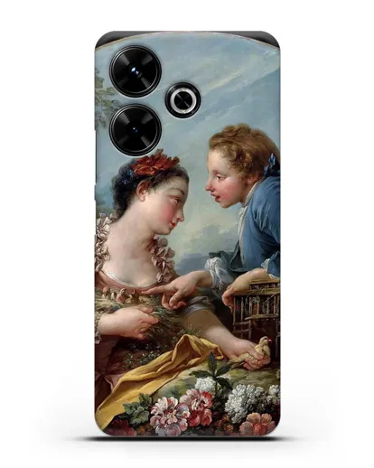 Чехол Птичья клетка (Буше Франсуа) силиконовый для Xiaomi Poco M6