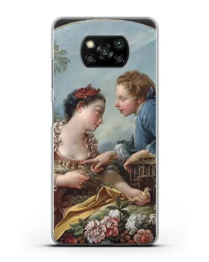 Чехол Птичья клетка (Буше Франсуа) силиконовый для Xiaomi Poco X3