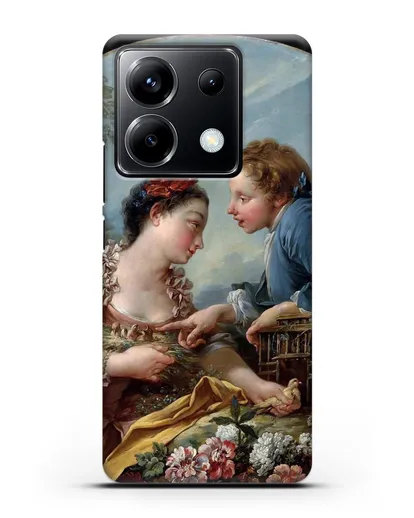 Чехол Птичья клетка (Буше Франсуа) силиконовый для Xiaomi Poco X6