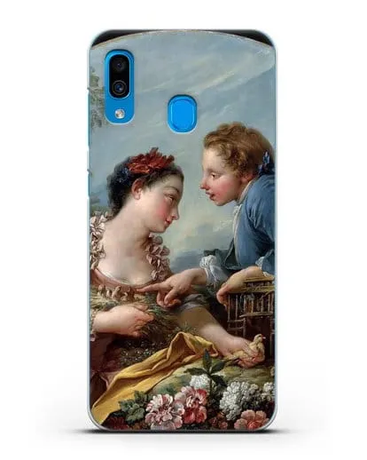 Чехол Птичья клетка (Буше Франсуа) силиконовый для Samsung Galaxy A30 [SM-A305FN]