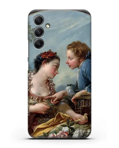 Чехол Птичья клетка (Буше Франсуа) силиконовый для Samsung Galaxy A34 [SM-A346]