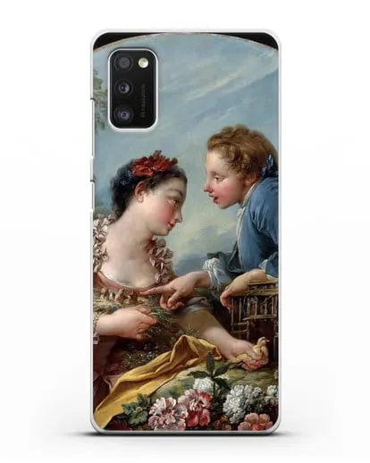 Чехол Птичья клетка (Буше Франсуа) силиконовый для Samsung Galaxy A41 [SM-A415F]