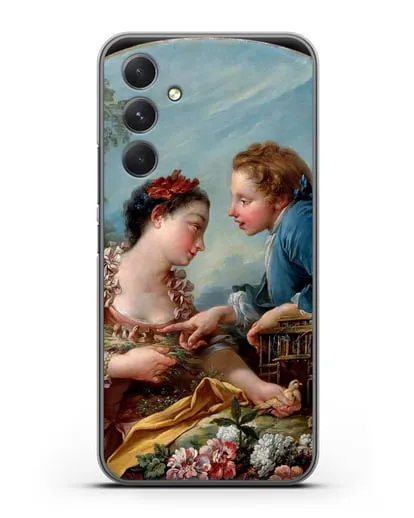 Чехол Птичья клетка (Буше Франсуа) силиконовый для Samsung Galaxy A54 [SM-A536]