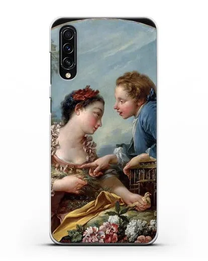 Чехол Птичья клетка (Буше Франсуа) силиконовый для Samsung Galaxy A70s [SM-A707F]