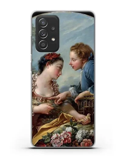 Чехол Птичья клетка (Буше Франсуа) силиконовый для Samsung Galaxy A53