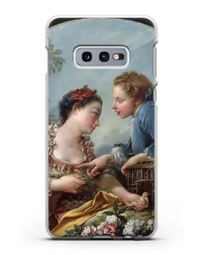 Чехол Птичья клетка (Буше Франсуа) силиконовый для Samsung Galaxy S10e [SM-G970F]