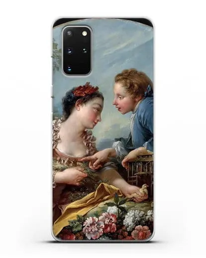 Чехол Птичья клетка (Буше Франсуа) силиконовый для Samsung Galaxy S20 Plus [SM-G985F]