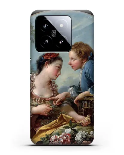 Чехол Птичья клетка (Буше Франсуа) силиконовый для Xiaomi 14