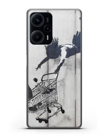 Чехол Шоппинг до упада (Бэнкси) силиконовый для Xiaomi Poco F5