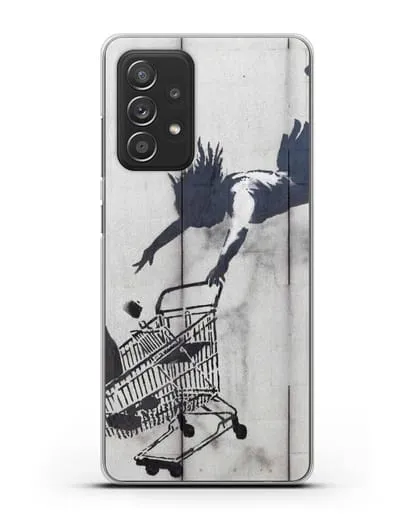 Чехол Шоппинг до упада (Бэнкси) силиконовый для Samsung Galaxy A53