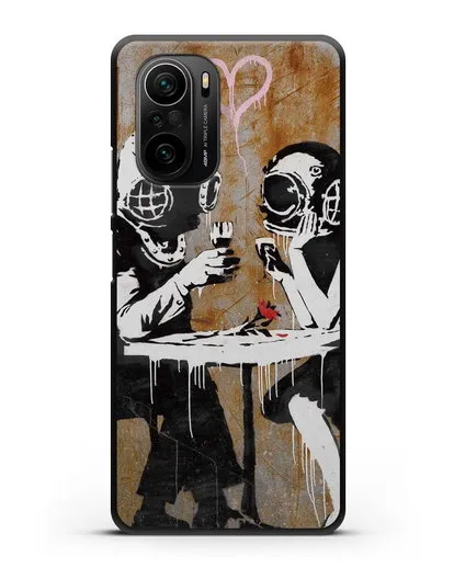 Чехол Think Tank (Бэнкси) силиконовый для Xiaomi Poco F3 Pro